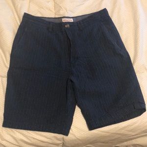 Merona Navy Blue Striped Shorts